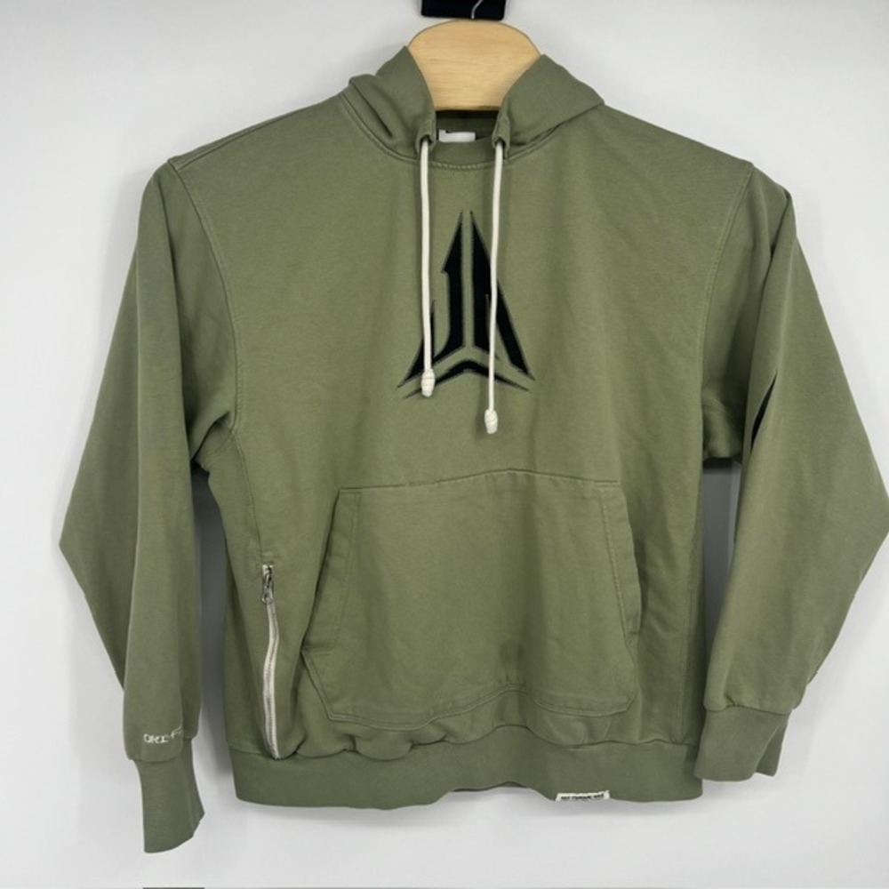 Nike Men's Ja Morant Standard Issue Dri-FIT Hoodie Olive Green Size Large
